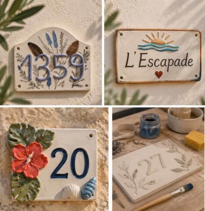 Atelier Plaque de maison